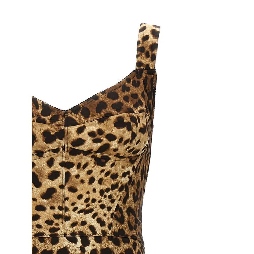Dolce & Gabbana Multicolor Silk Cocktail Women's Dress - Picture 3 of 4